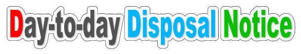 DisposalNotice